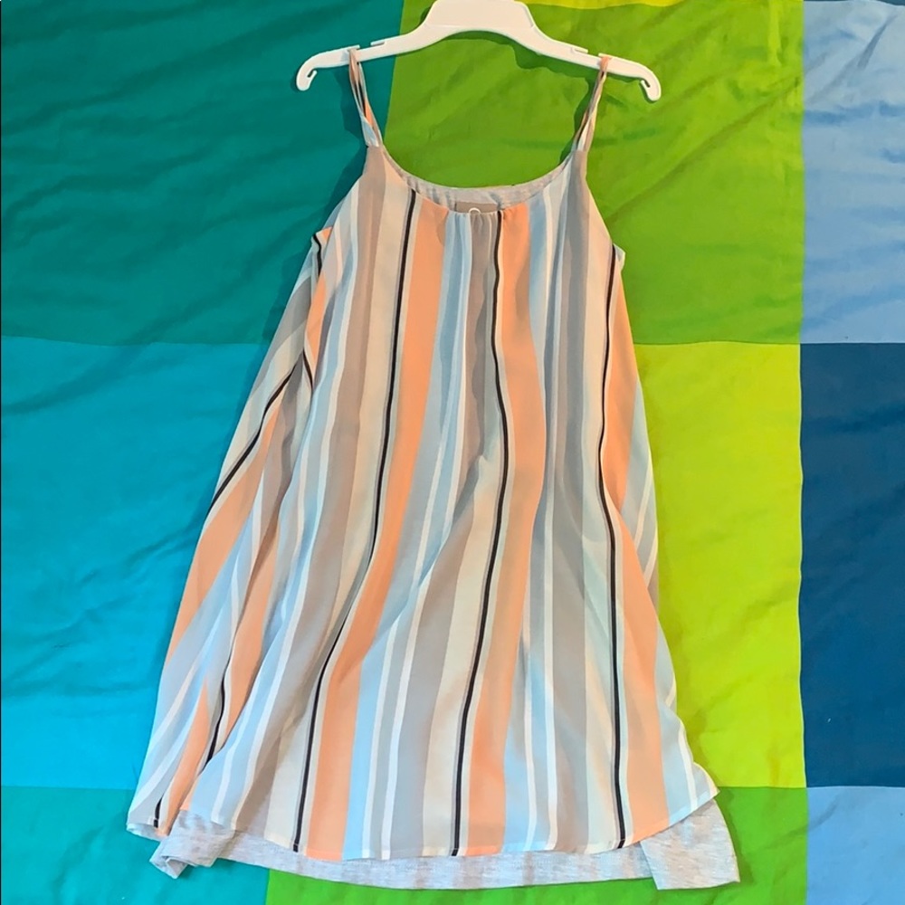 Dolan striped summer flowy dress